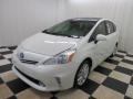 2013 Blizzard White Pearl Toyota Prius v Five Hybrid  photo #3