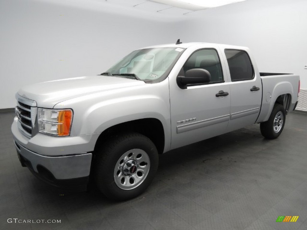 2013 Sierra 1500 SL Crew Cab - Quicksilver Metallic / Dark Titanium photo #1