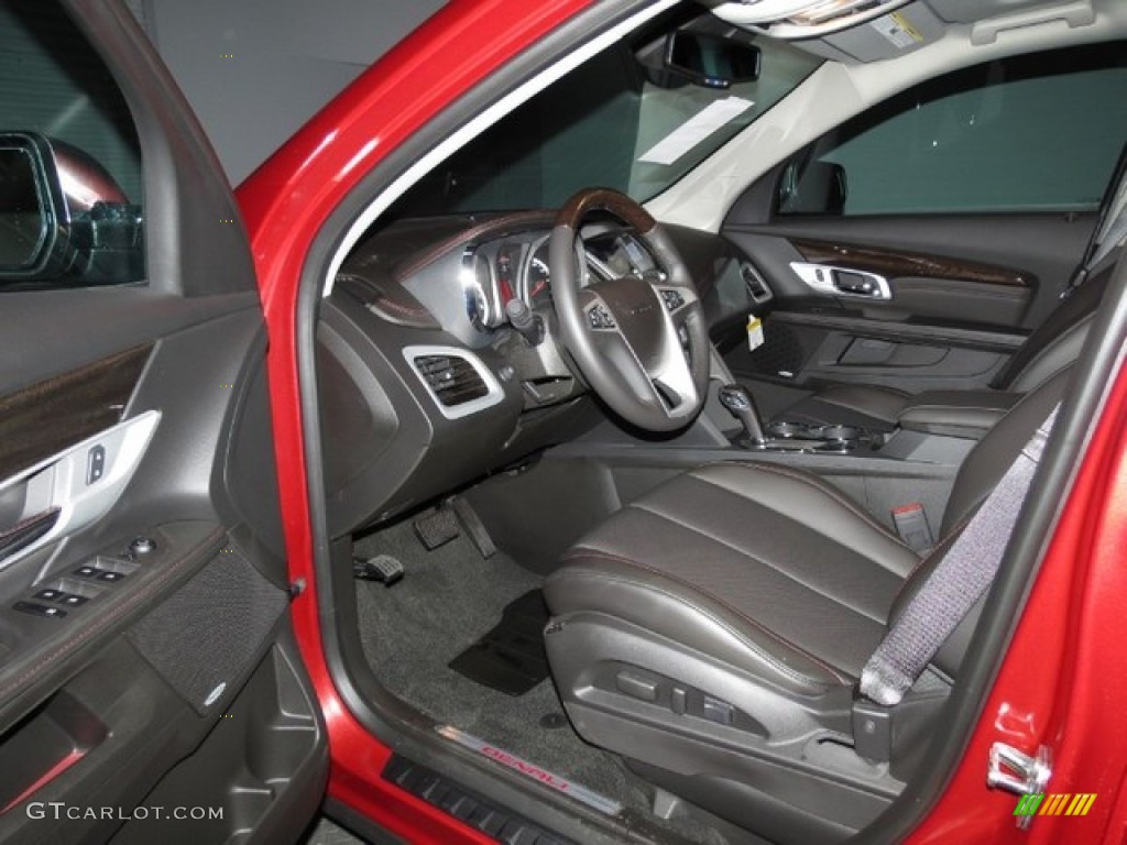 Jet Black Interior 2013 GMC Terrain Denali Photo #76128318