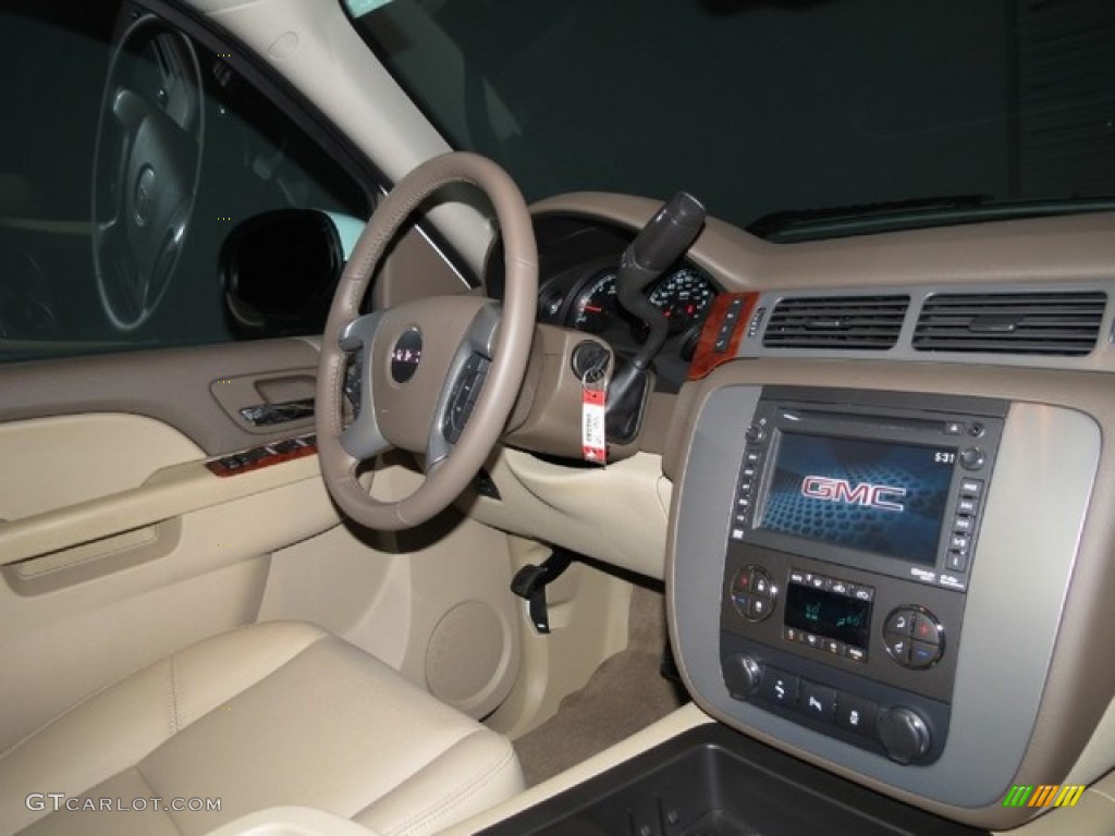 2013 Sierra 1500 SLT Crew Cab - Summit White / Cocoa/Light Cashmere photo #6