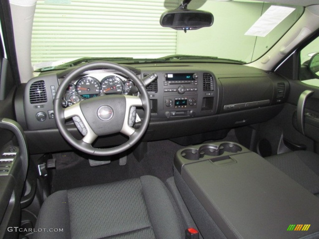 2013 Sierra 1500 SLE Crew Cab - Summit White / Ebony photo #5