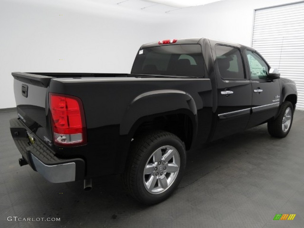 2013 Sierra 1500 SLE Crew Cab - Onyx Black / Ebony photo #3