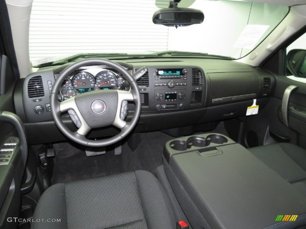 2013 Sierra 1500 SLE Crew Cab - Onyx Black / Ebony photo #5