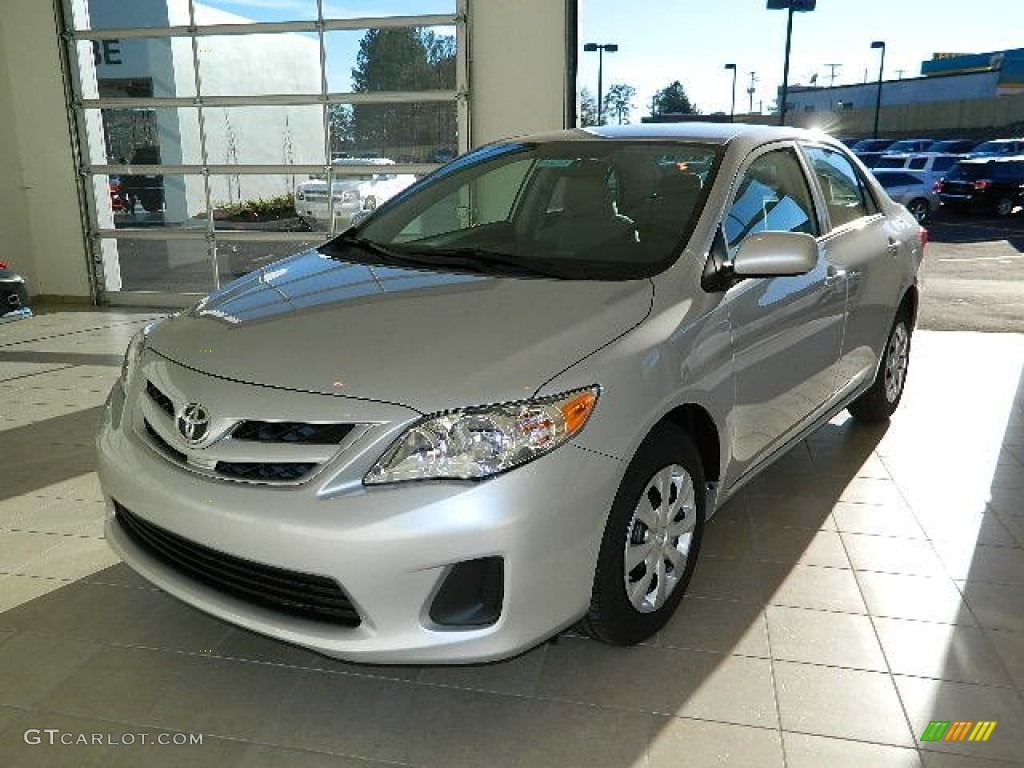 2013 Corolla L - Classic Silver Metallic / Ash photo #7