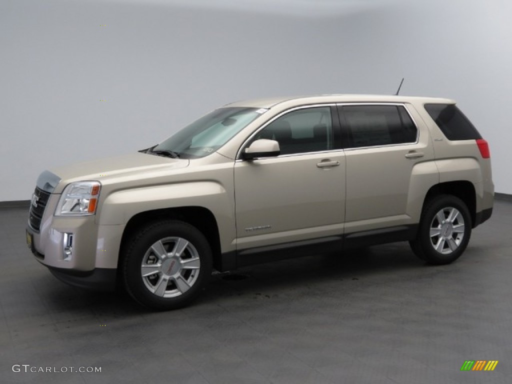 2013 Terrain SLE - Champagne Silver Metallic / Jet Black photo #1