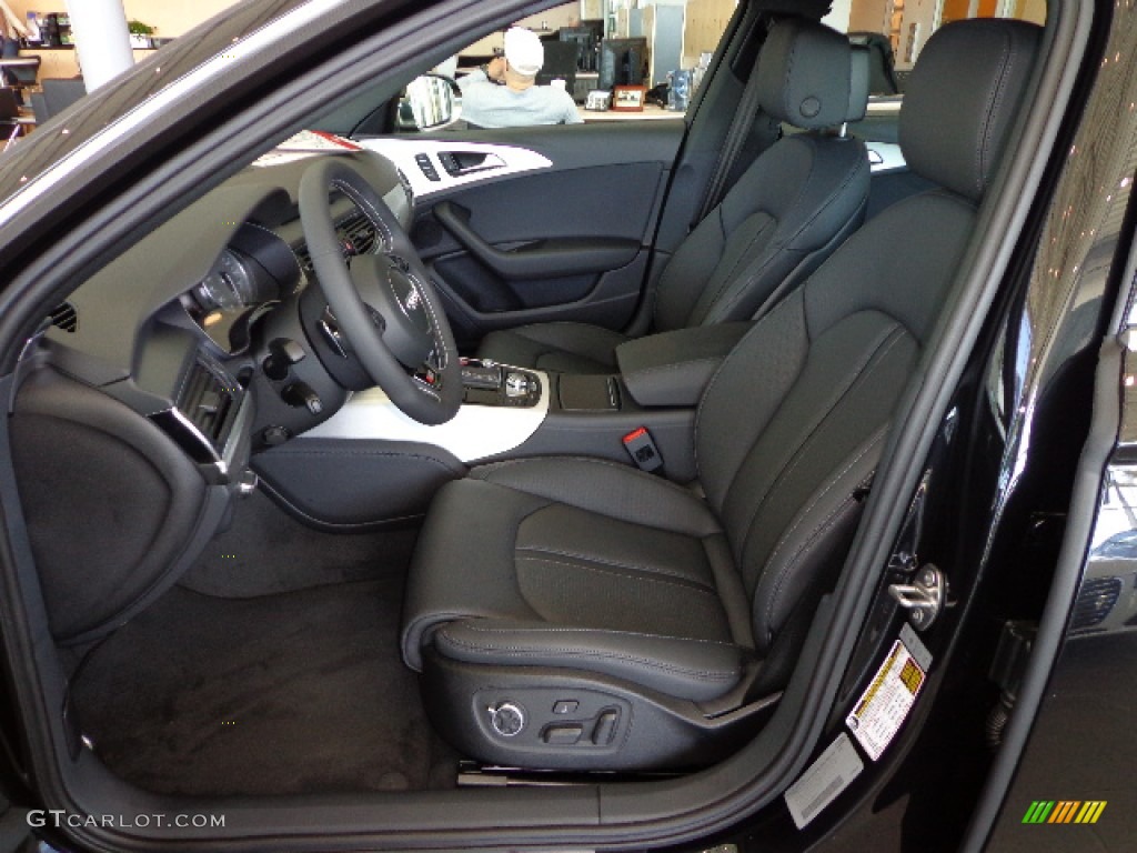 Black Interior 2013 Audi S6 4.0 TFSI quattro Sedan Photo #76129509