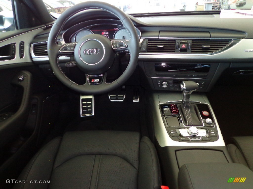2013 Audi S6 4.0 TFSI quattro Sedan Black Dashboard Photo #76129564