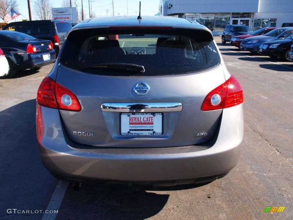2011 Rogue SV AWD - Platinum Graphite / Black photo #6