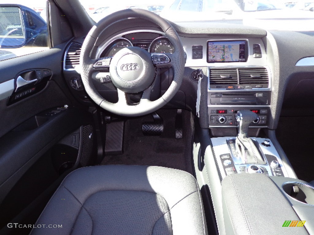 2013 Audi Q7 3.0 S Line quattro Black Dashboard Photo #76130934