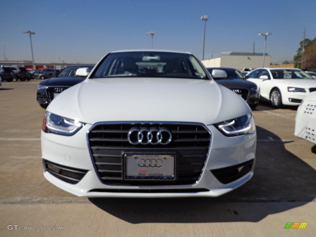 2013 A4 2.0T Sedan - Ibis White / Titanium Gray photo #2