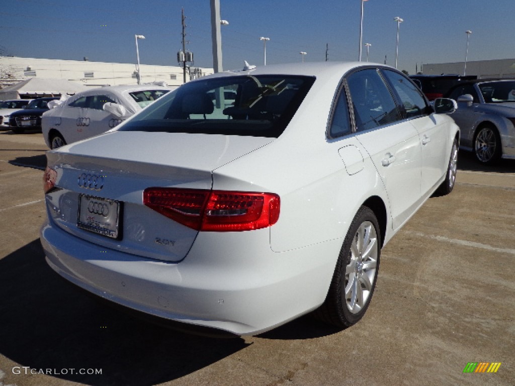 2013 A4 2.0T Sedan - Ibis White / Titanium Gray photo #6