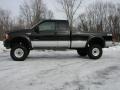 2000 Black Ford F250 Super Duty XLT Extended Cab 4x4  photo #3