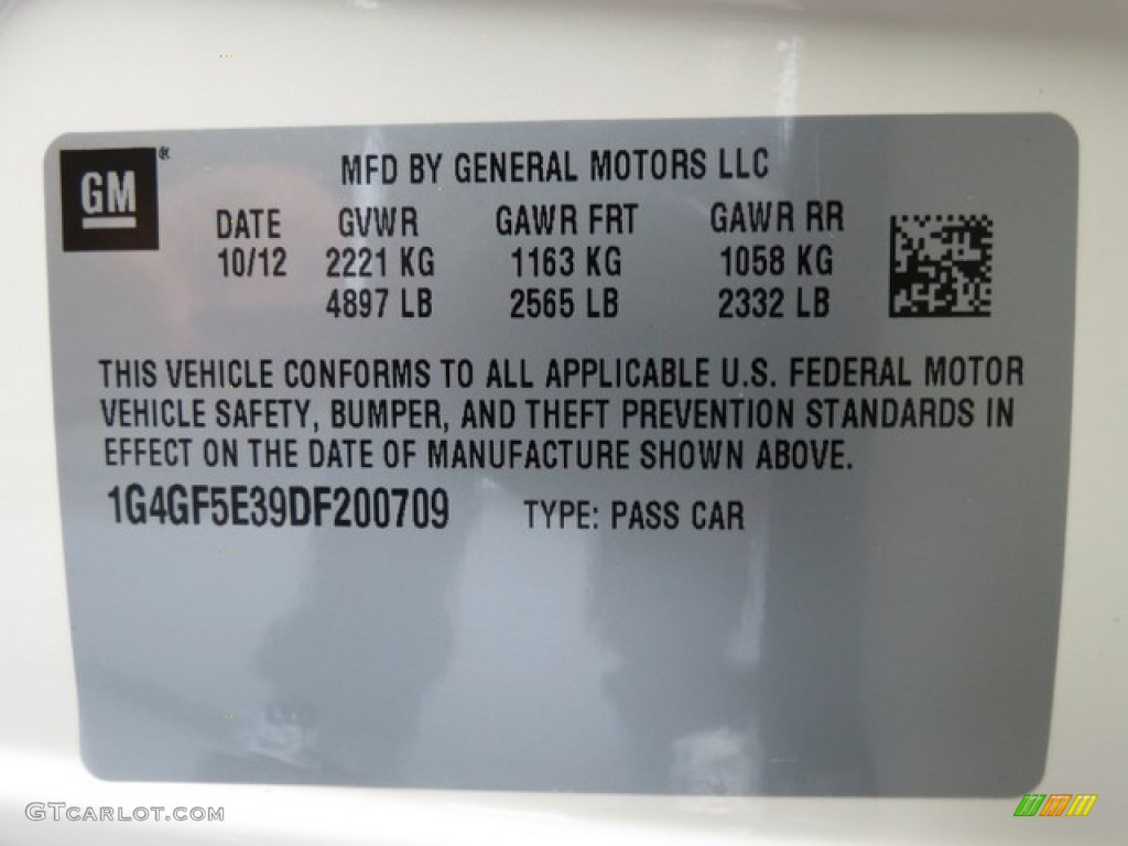 2013 LaCrosse FWD - White Diamond Tricoat / Cashmere photo #7