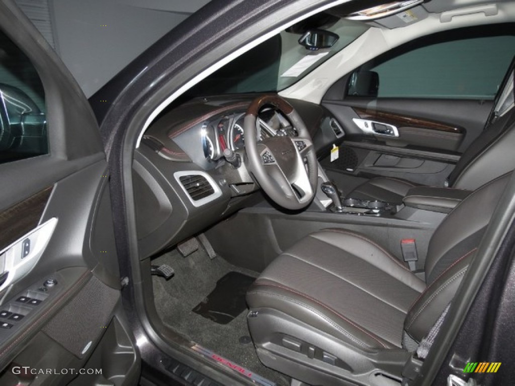 Jet Black Interior 2013 GMC Terrain Denali Photo #76131204