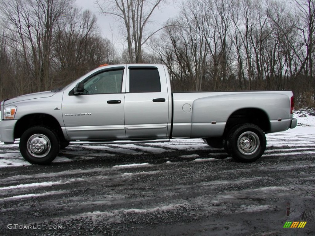 2006 Ram 3500 SLT Quad Cab 4x4 Dually - Mineral Gray Metallic / Medium Slate Gray photo #4