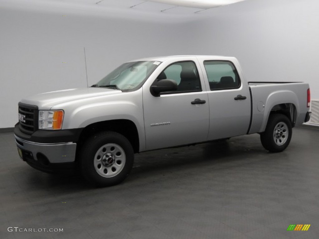 2013 Sierra 1500 Crew Cab - Quicksilver Metallic / Dark Titanium photo #1