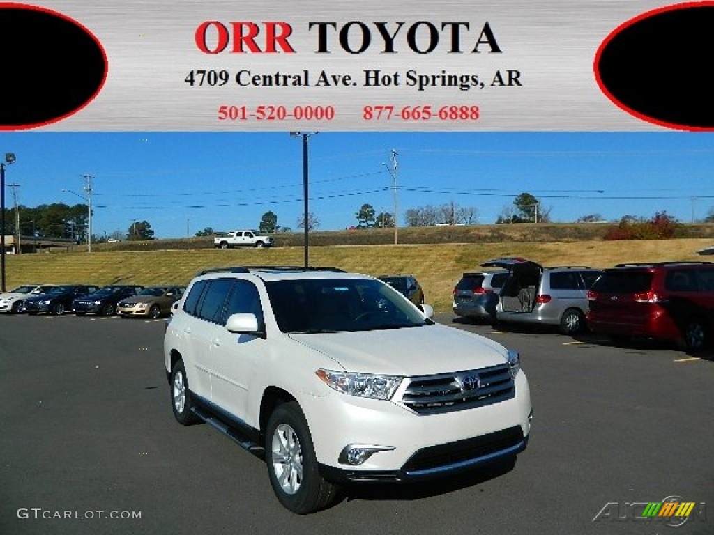 2013 Highlander SE - Blizzard White Pearl / Sand Beige photo #1