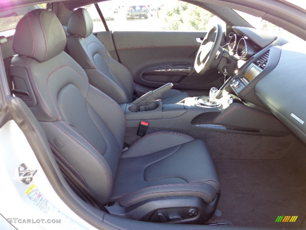 Black Interior 2012 Audi R8 5.2 FSI quattro Photo #76132266
