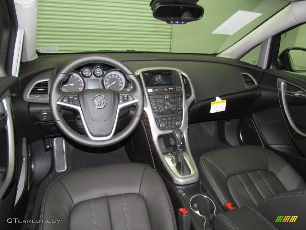 2013 Buick Verano FWD Ebony Dashboard Photo #76132826