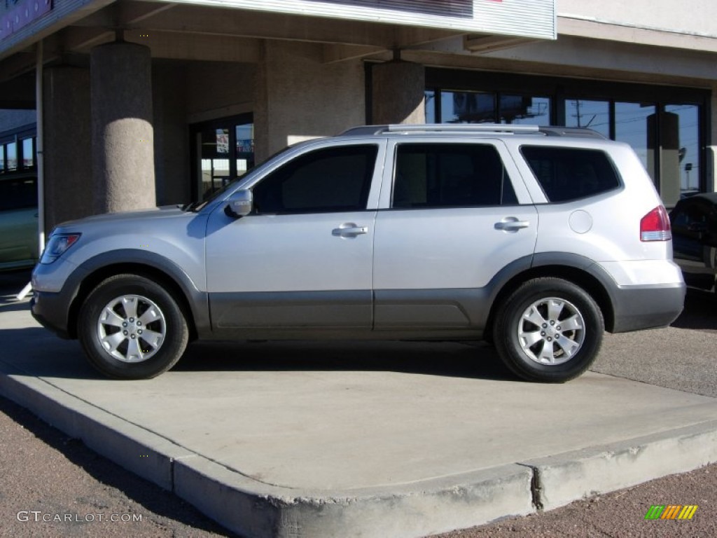 2009 Borrego EX V6 4x4 - Bright Silver / Gray photo #10