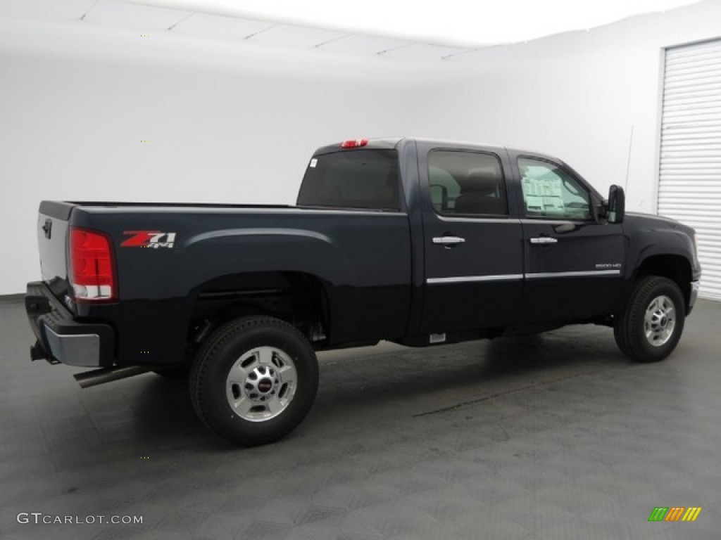 2013 Sierra 2500HD SLE Crew Cab 4x4 - Graphite Blue Metallic / Dark Titanium/Light Titanium photo #2