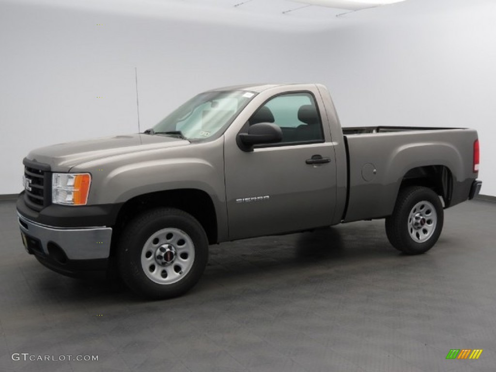 Steel Gray Metallic 2013 GMC Sierra 1500 Regular Cab Exterior Photo #76133999