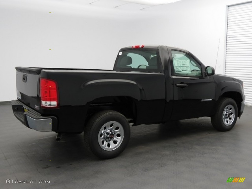 2013 Sierra 1500 Regular Cab - Onyx Black / Dark Titanium photo #2