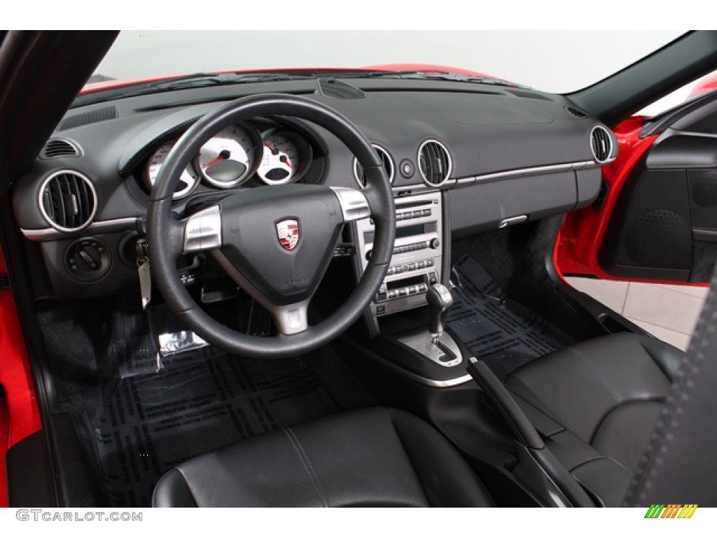 Black Interior 2007 Porsche Boxster S Photo #76135233