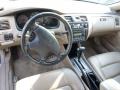 Ivory 2001 Honda Accord EX V6 Coupe Interior Color