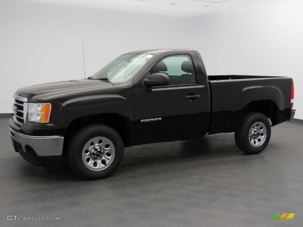 2013 Sierra 1500 Regular Cab - Onyx Black / Dark Titanium photo #1