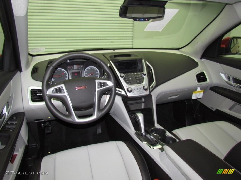 Light Titanium Interior 2013 GMC Terrain SLT Photo #76137048