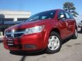 Inferno Red Crystal Pearl Coat 2010 Dodge Journey SE