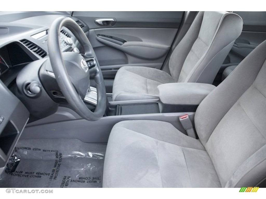 Gray Interior 2007 Honda Civic LX Sedan Photo #76137301