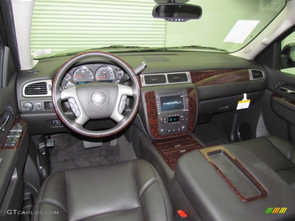 Ebony Interior 2013 GMC Yukon XL Denali AWD Photo #76137369