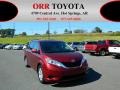 2012 Salsa Red Pearl Toyota Sienna LE  photo #1