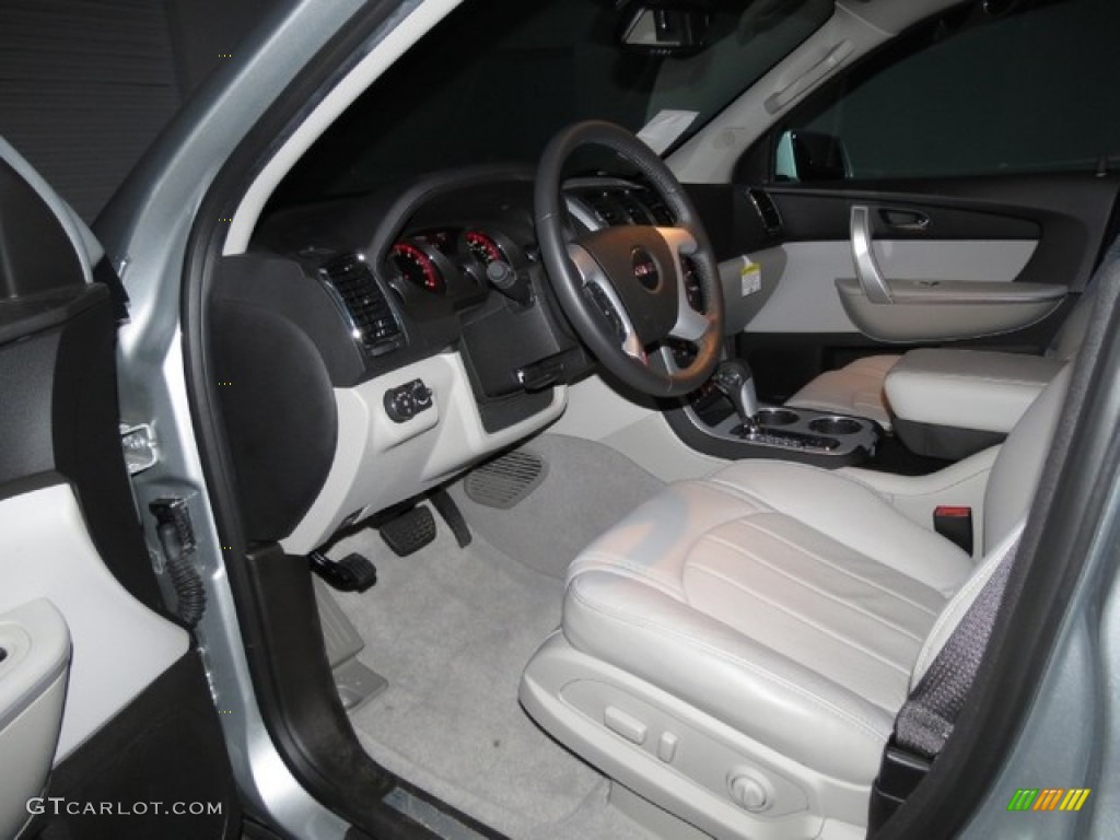 Light Titanium Interior 2012 GMC Acadia SLT Photo #76138076