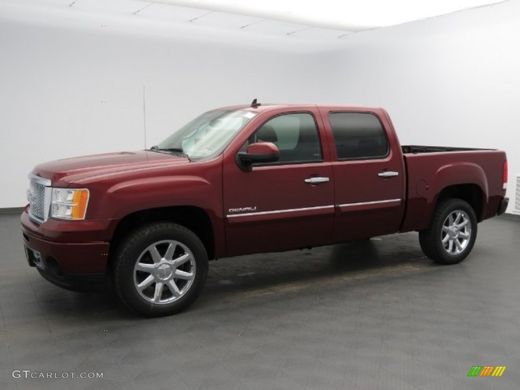 2013 Sierra 1500 Denali Crew Cab AWD - Sonoma Red Metallic / Ebony photo #1