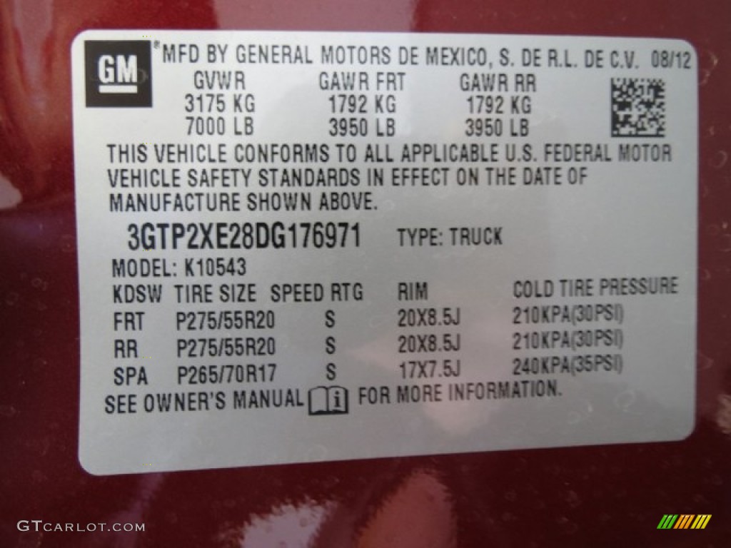 2013 Sierra 1500 Denali Crew Cab AWD - Sonoma Red Metallic / Ebony photo #7