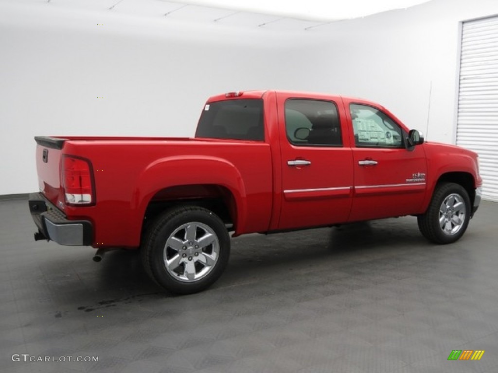 2013 Sierra 1500 SLE Crew Cab - Fire Red / Ebony photo #2