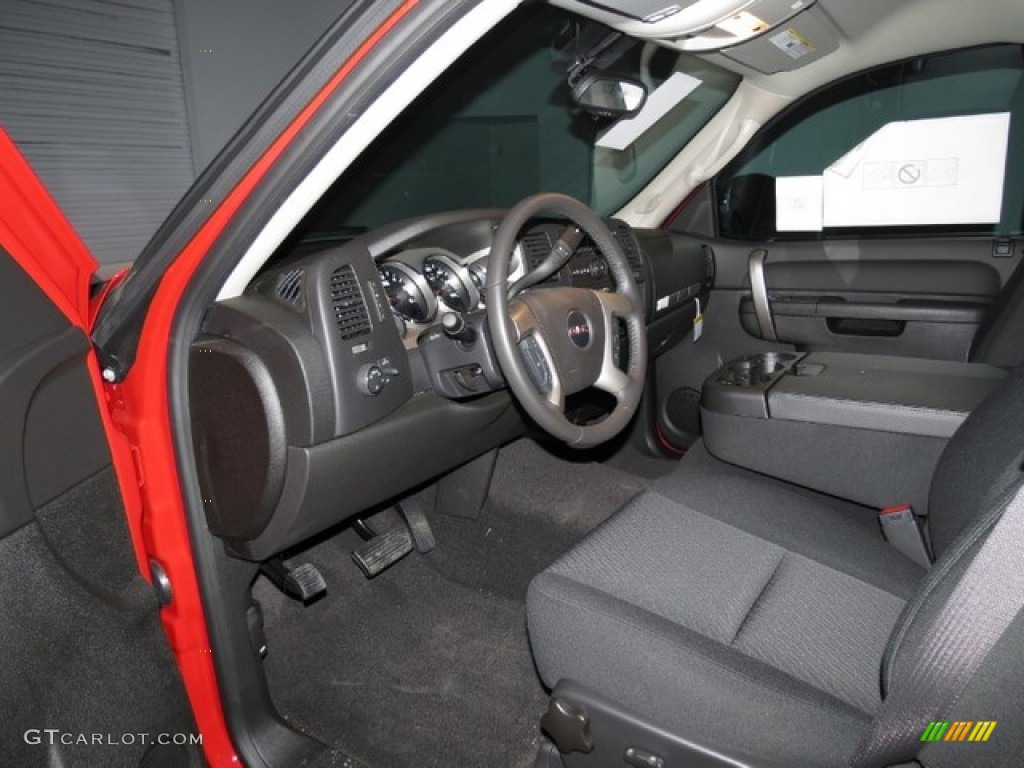 2013 Sierra 1500 SLE Crew Cab - Fire Red / Ebony photo #4