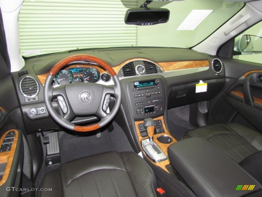 Ebony Interior 2012 Buick Enclave FWD Photo #76139025