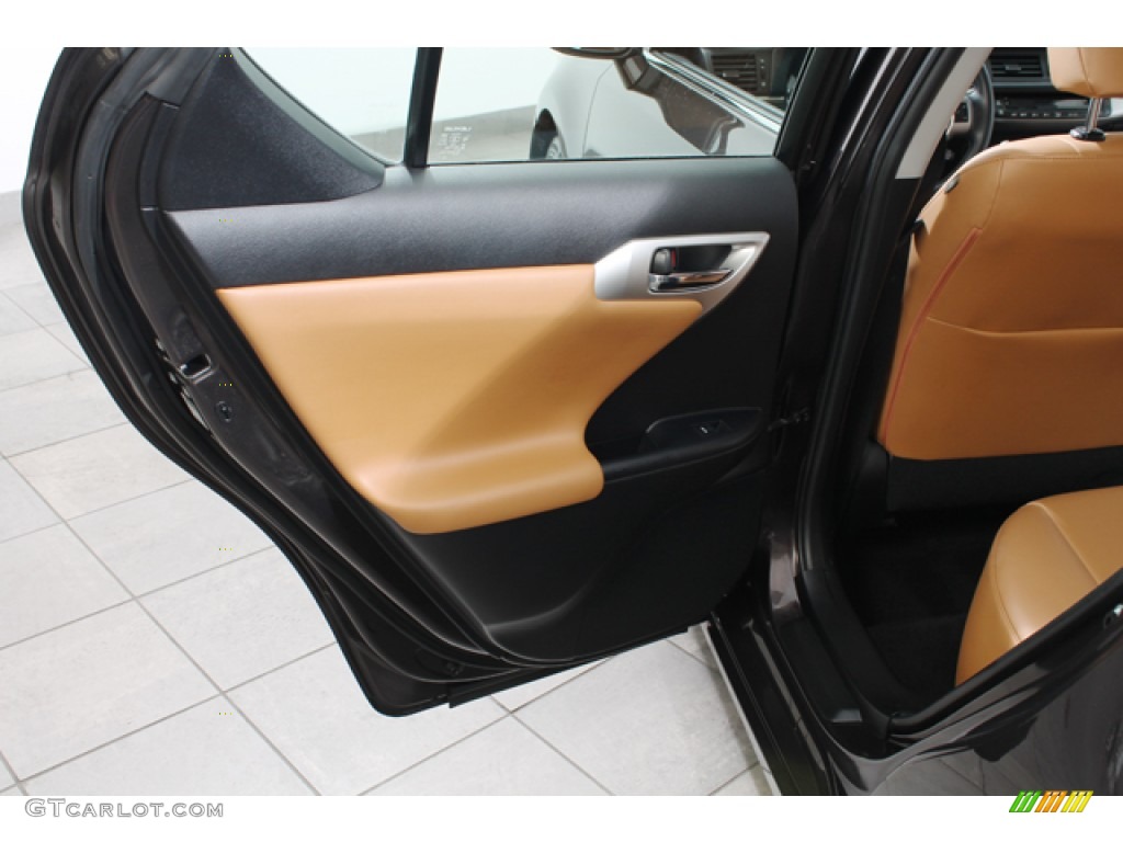 2011 Lexus CT 200h Hybrid Premium Caramel Door Panel Photo #76139266