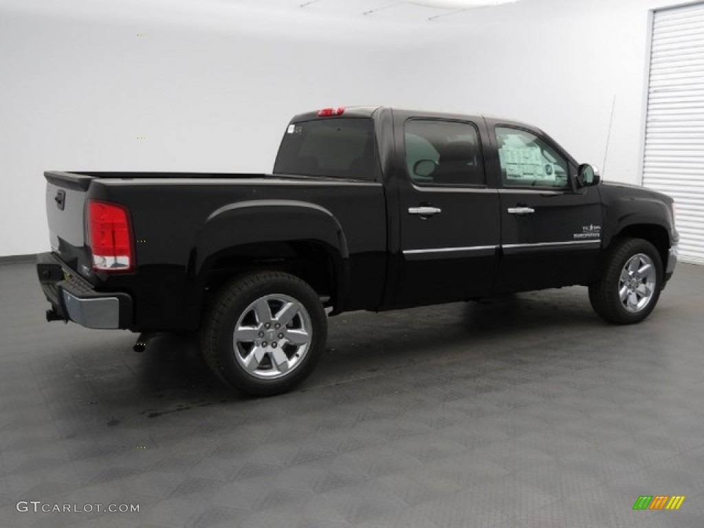 2013 Sierra 1500 SLE Crew Cab - Onyx Black / Ebony photo #2