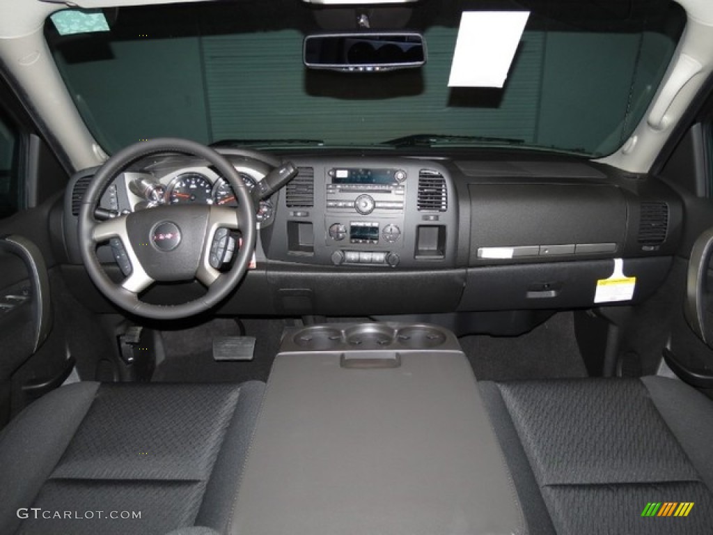 2013 Sierra 1500 SLE Crew Cab - Onyx Black / Ebony photo #6