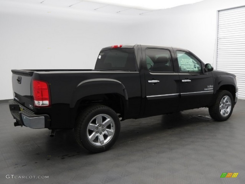 2013 Sierra 1500 SLE Crew Cab - Onyx Black / Ebony photo #2