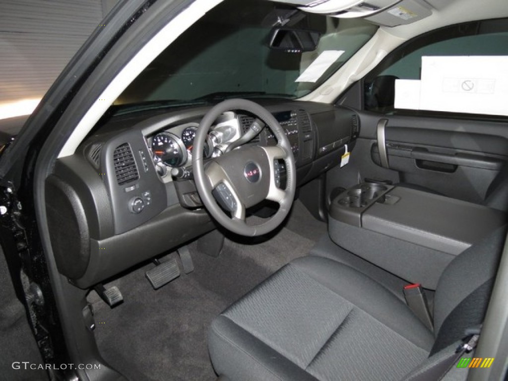 2013 Sierra 1500 SLE Crew Cab - Onyx Black / Ebony photo #4