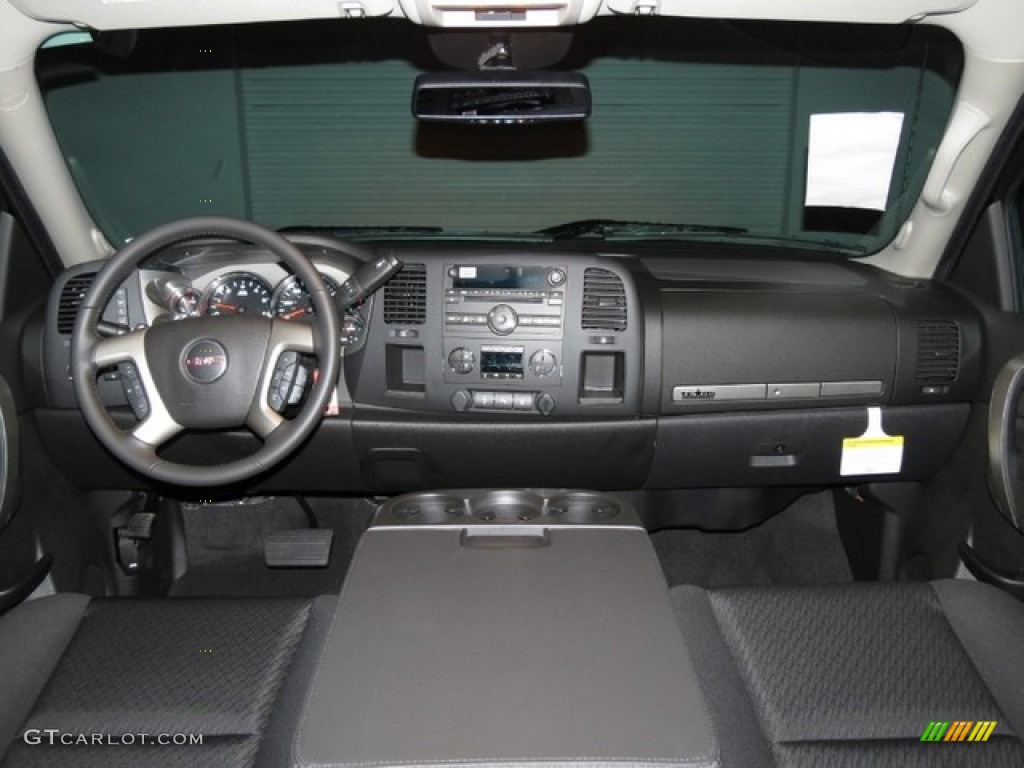 2013 Sierra 1500 SLE Crew Cab - Onyx Black / Ebony photo #6