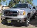 2013 Quicksilver Metallic GMC Sierra 1500 SLE Crew Cab  photo #2