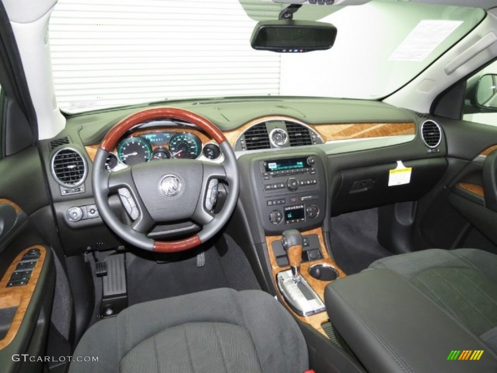 2012 Buick Enclave FWD Ebony Dashboard Photo #76140282