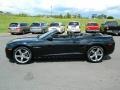 Black - Camaro LT/RS Convertible Photo No. 7